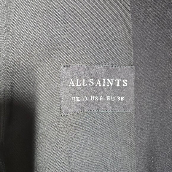 AllSaints Aleida Duster Coat | Black (Size US 6) - Picture 10 of 10
